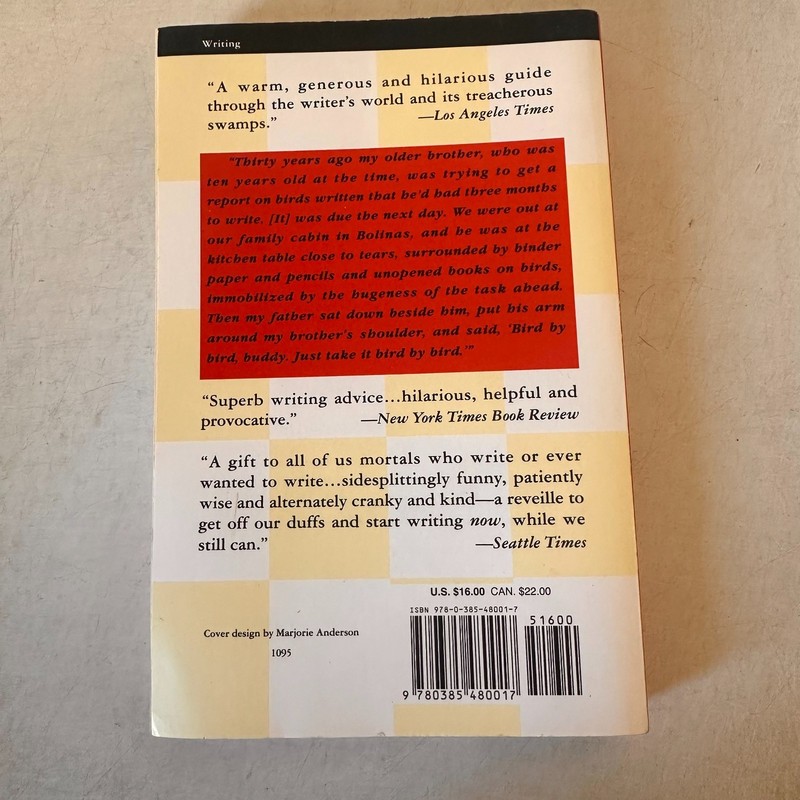 Bird by Bird:Some Instructions on Writing and Life by Anne Lamott gallery