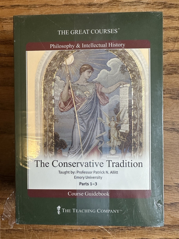 The Conservative Tradition Great Courses DVDs & GUIDEBOOK Patrick Allitt NEW