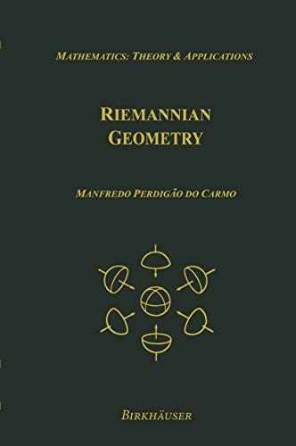 Riemannian Geometry – Hardcover, by Manfredo Perdigao do Carmo – Very Good