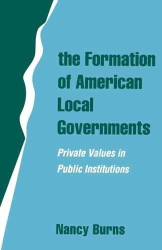 The Formation of American Local – Paperback, by Burns Nancy – Very Good