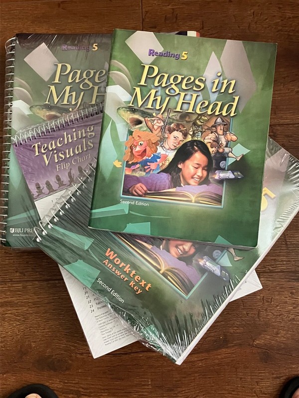 BJU Press Reading 5: Pages in My Head (2nd Edition Set with Teacher's Edition)