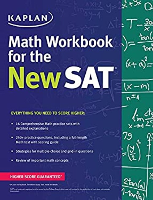 Kaplan Math Workbook for the New SAT Paperback Kaplan