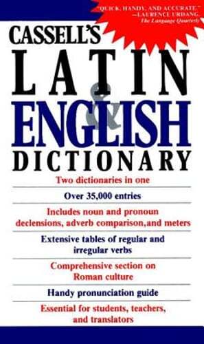 Cassell’s Concise Latin-English, English-Latin Dictionary by D P Simpson: Used