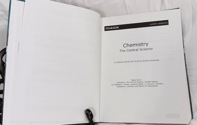 Chemistry The Central Science CHM 114 For Engineers A Custom Edition for ASU gallery