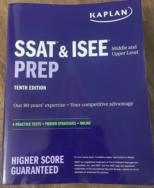 Kaplan Test Prep Ser.: SSAT and ISEE Middle and Upper Level Prep : 4 Practice…