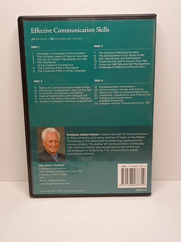 The Great Courses: Effective Communication Skills - 4 DVDs + Course Guidebook gallery