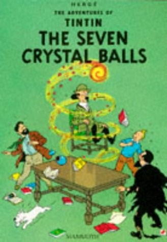 SEVEN CRYSTAL BALLS (THE ADVENTURES OF TINTIN) By Herge *Excellent Condition*