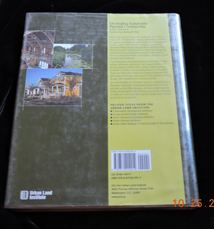 Developing a Sustainable Planned Community Hardback By Allen Gause FREE SHIP gallery