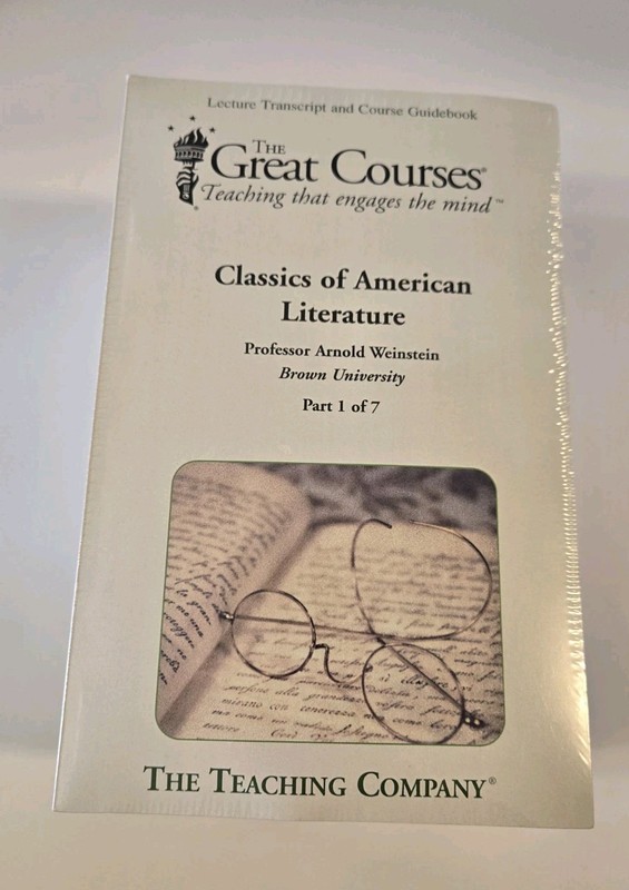 Classics Of American Literature Course Guidebooks only 1-7 NEW