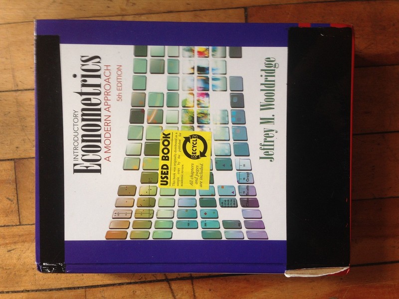 Introductory Econometrics: A Modern Approach (Upper Level Economics Titles) …