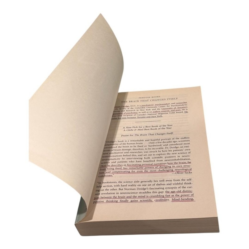 The Brain That Changes Itself Norman Doidge M.D. Psychology Paperback Book gallery