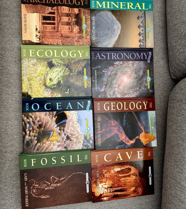 Wonders of Creation Science Book Lot 8 Vol Archaeology Geology Ocean Cave Fossil gallery