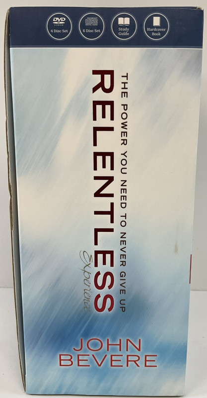 Relentless by John Bevere Box Set of 4 DVD/6 CD/Book/Study Guide gallery
