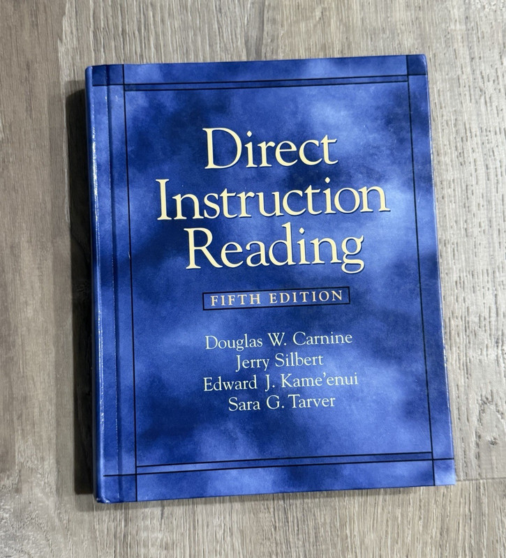 Direct Instruction Reading 5th Ed Hardcover 2006 Pearson Carnine Silbert