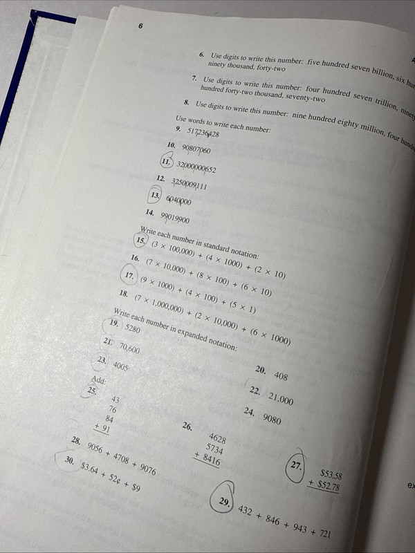 Saxon Algebra 1/2 SET (3rd Edition) Textbook (cover Wear)Answer Key & Test Form gallery