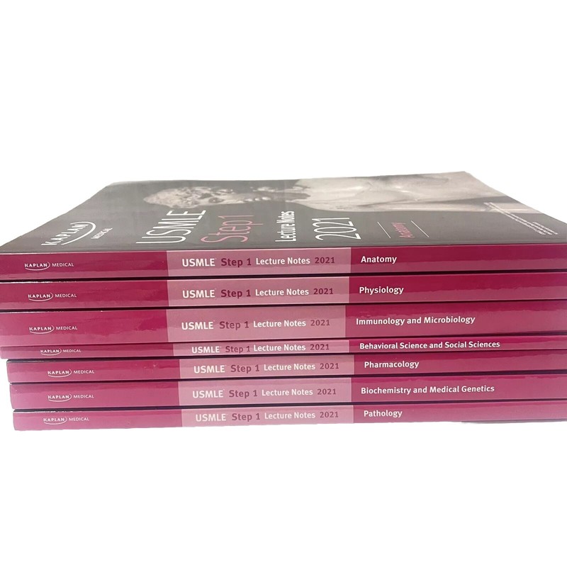 USMLE Step 1 Lecture Notes 2021; Lot Of 7 Books