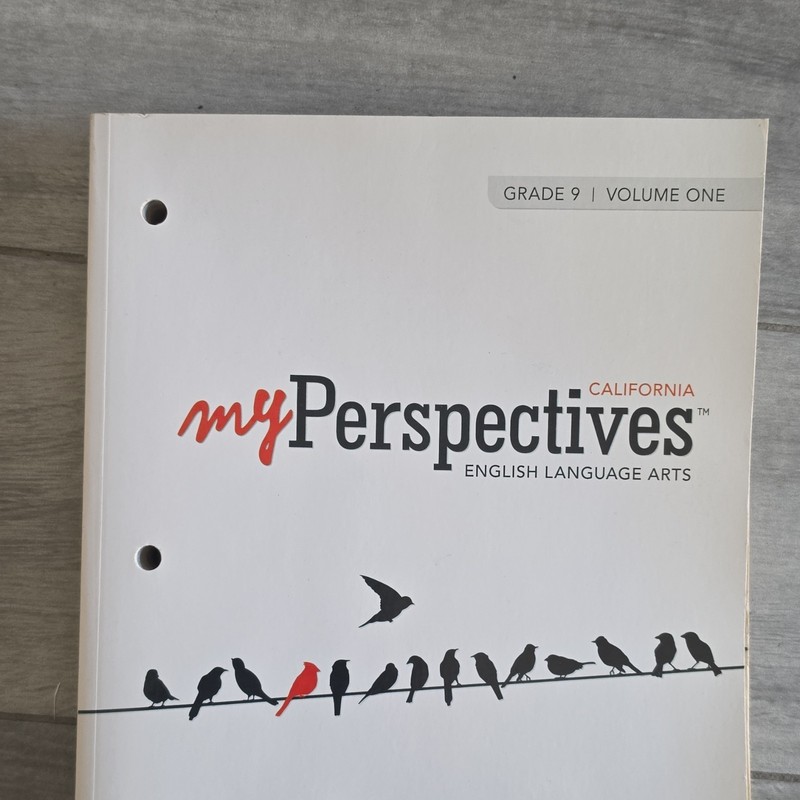 Savvas myPerspectives California English Language Arts Grade 9 Vol 1 & 2 PB