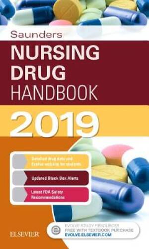 Saunders Nursing Drug Handbook 2019, 1e – Paperback – VERY GOOD