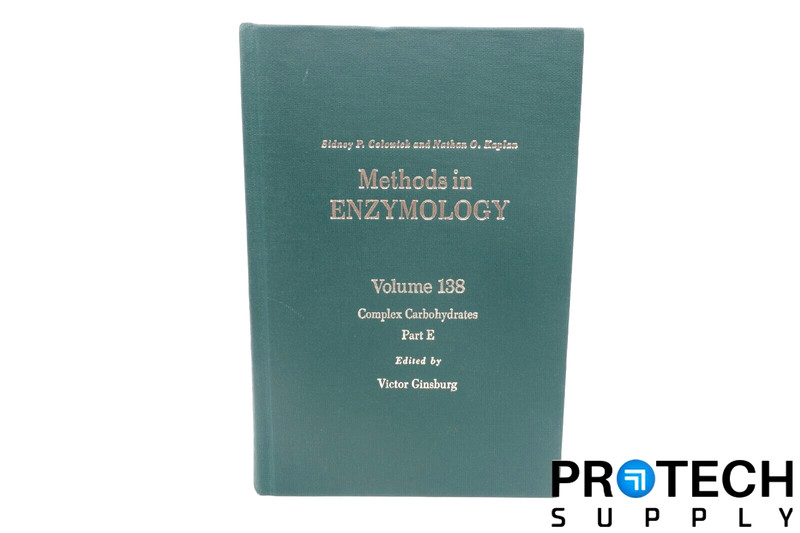 Methods of Enzymology: Complex Carbohydrates, Vol. 138, Pt. E – by Ginsburg