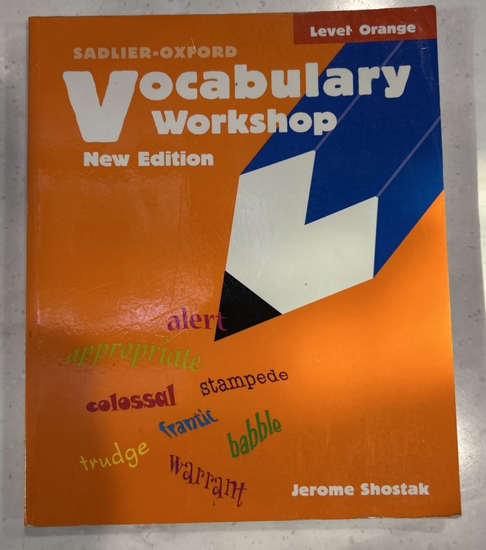 Sadlier-Oxford Vocabulary Workshop New Edition Level Orange 4th Grade