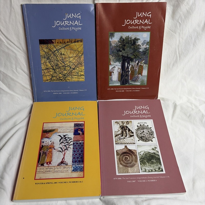 Jung Journal Culture & Psyche Lot of 4 Vol 1 #1-2 #4 Vol 2 #1 #2 Psychology