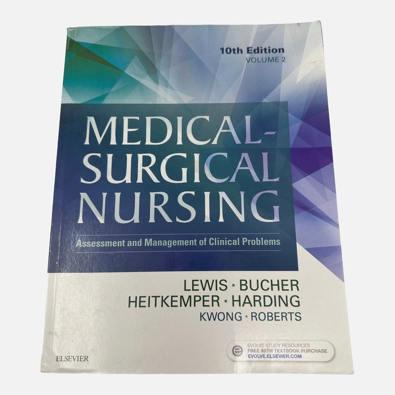 Medical Surgical Nursing Vol 2 10th Edition Textbook Lewis Bucher Harding