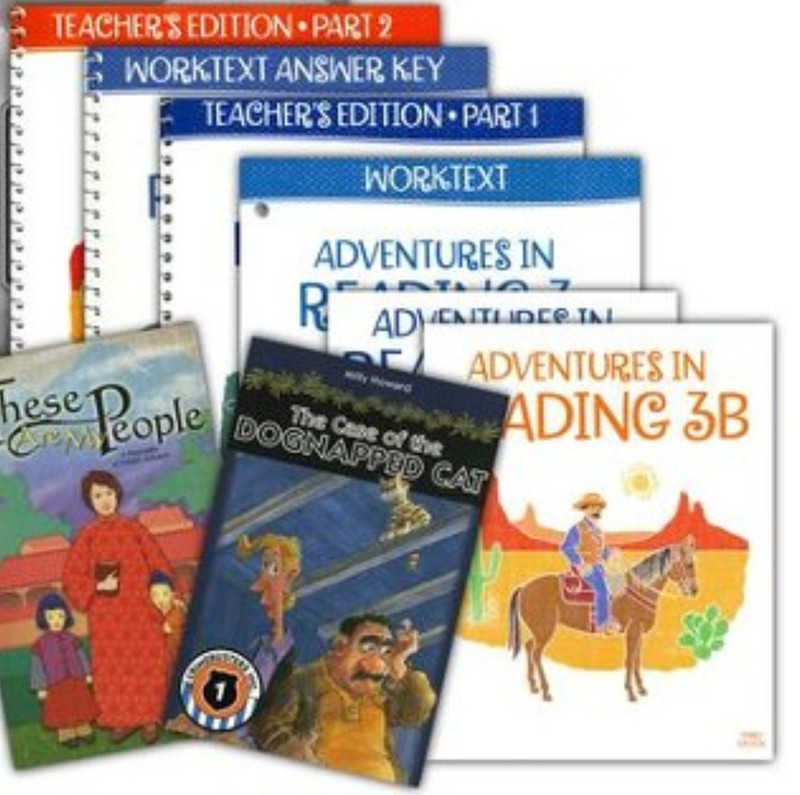 NEW BJU Press 3rd grade ADVENTURES IN READING 3 Complete Subject Kit 3rd ed gallery