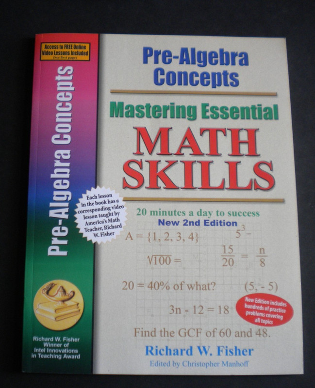 ^Mastering Essential Math Skills Ser.: Pre-Algebra Concepts 2nd Edition