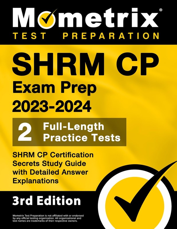 SHRM CP Exam Prep 2023-2024 – 2 Full-Length Practice Tests, SHRM CP Certific…