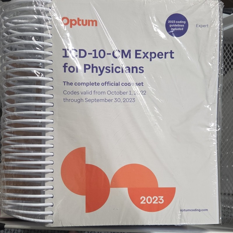 Optum ICD-10-CM Expert for Physicians 2023 Spiral Textbook