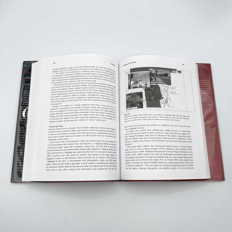 Walking and Mapping: Artists as Cartographers Hardcover 2013 MIT Karen O'Rourke gallery