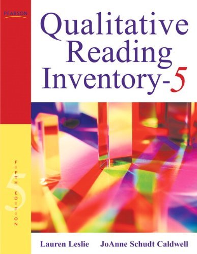 Qualitative Reading Inventory; 5th Edit- 0137019238, spiral-bound, Lauren Leslie