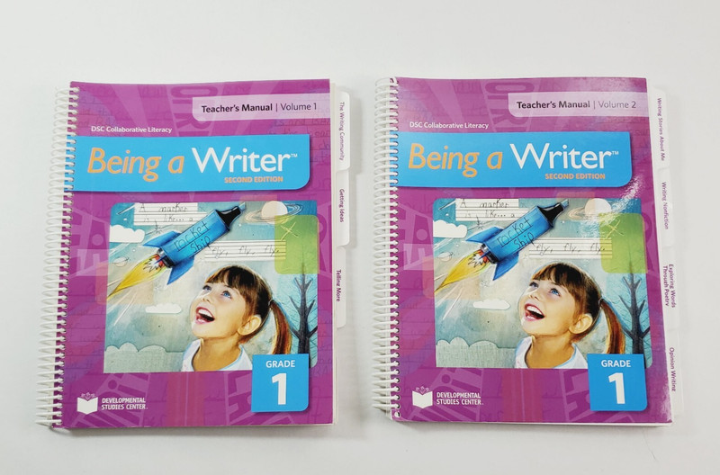 Being a Writer Grade 1 Teacher’s Manual Volumes 1 and 2 DSC Collaborative 2014