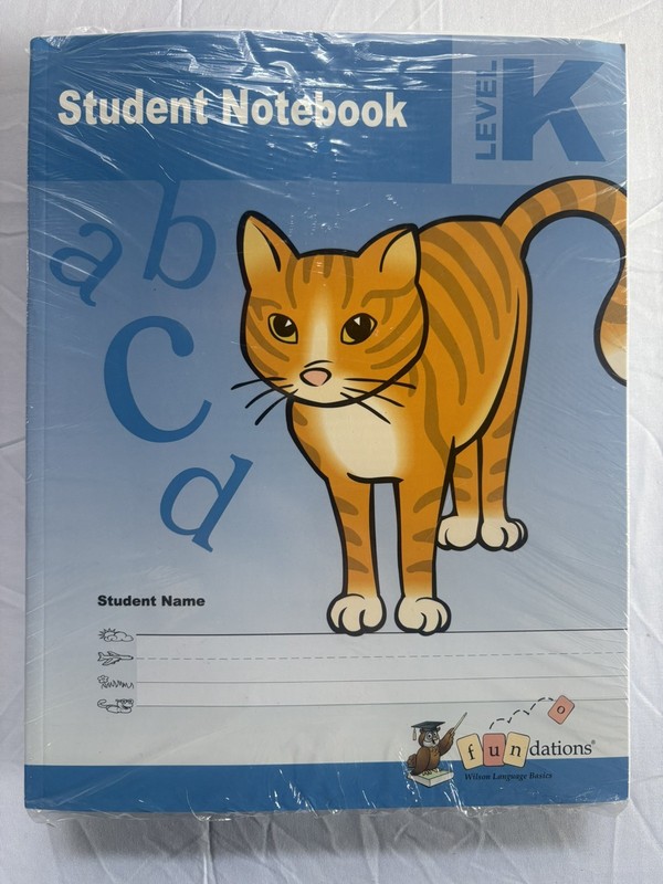 NEW Sealed Wilson Fundations Level K Student Notebook 10-Pack Lot