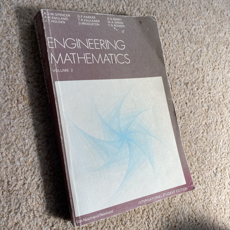 Engineering Mathematics Volume 2 - Van Nostrand Reinhold - Int. Student Edition gallery