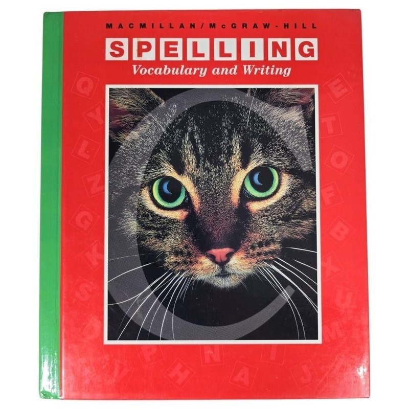 Spelling Vocabulary And Writing Macmillan McGraw-Hill HC Book Textbook