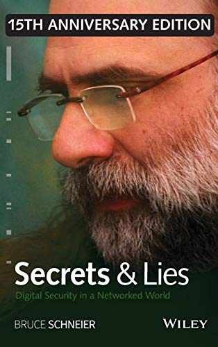 Secrets and Lies: Digital Security – Hardcover, by Schneier Bruce – Very Good b