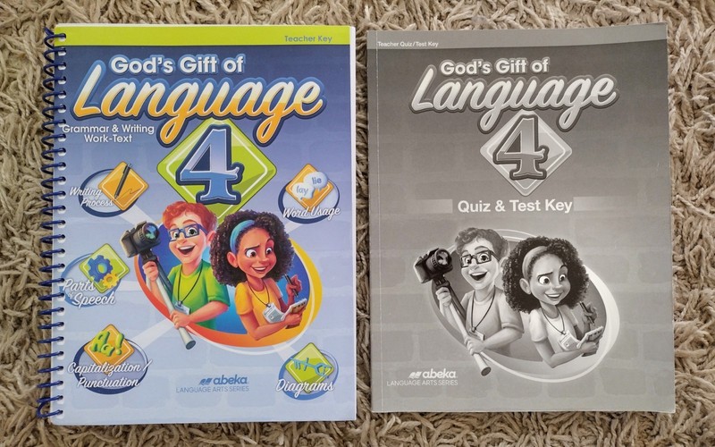 Abeka Language 4 Teacher Key & Test Key