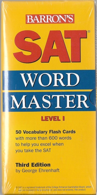 SAT Wordmaster, Level 1 by George Ehrenhaft (2009, Trade Paperback, Revised edit