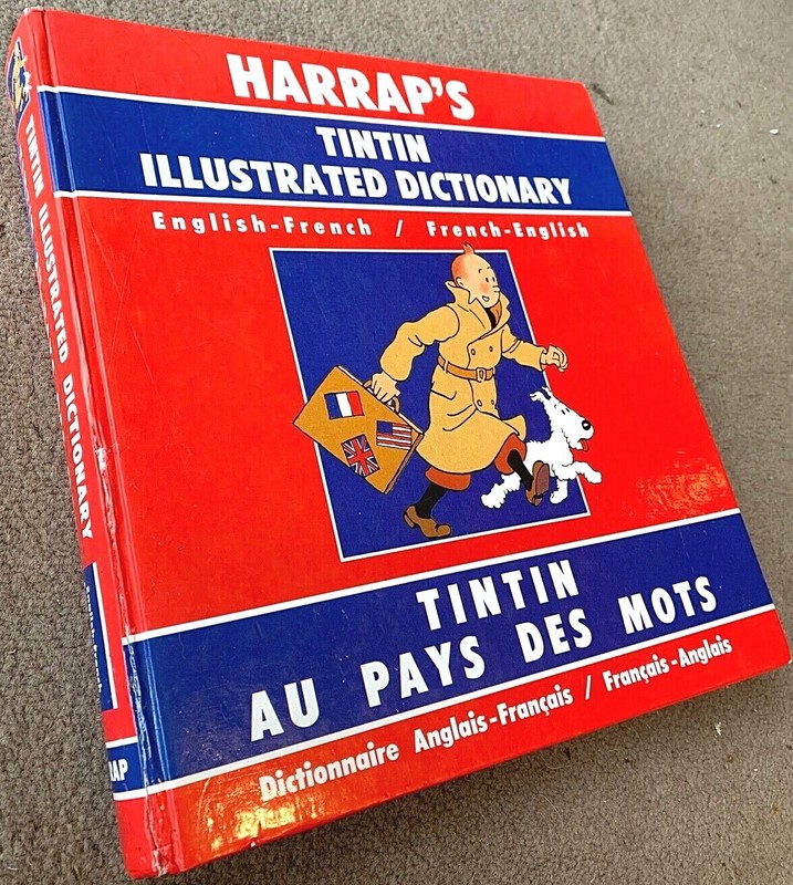 Tintin: Harrap's Illustrated Dictionary V1/V2 French/English BUY INDIVIDUALLY