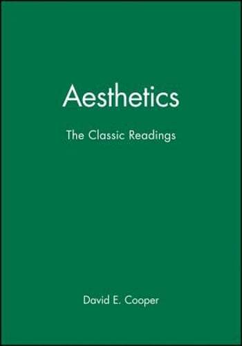 Aesthetics by David E Cooper: Used