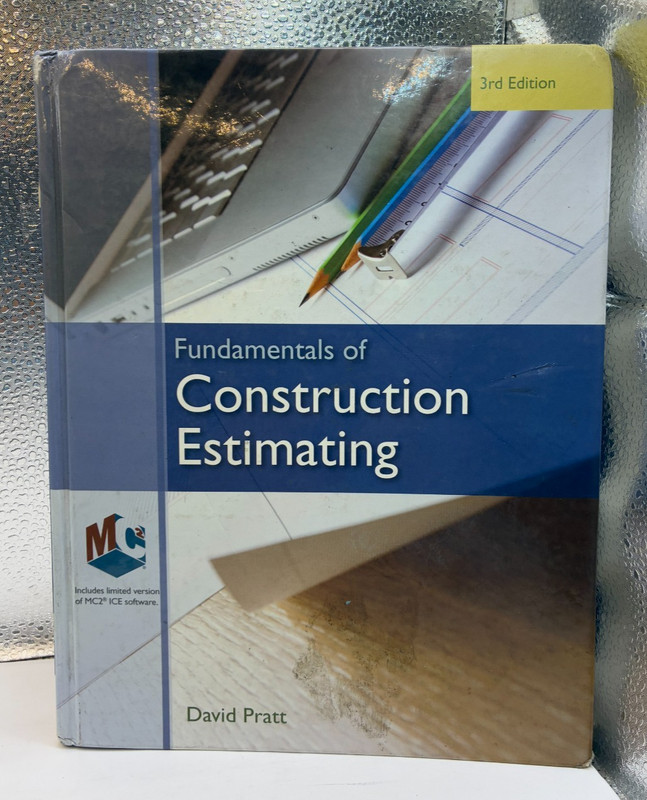 Fundamentals of Construction Estimating 3rd Ed by David Pratt 2010 Hardcover