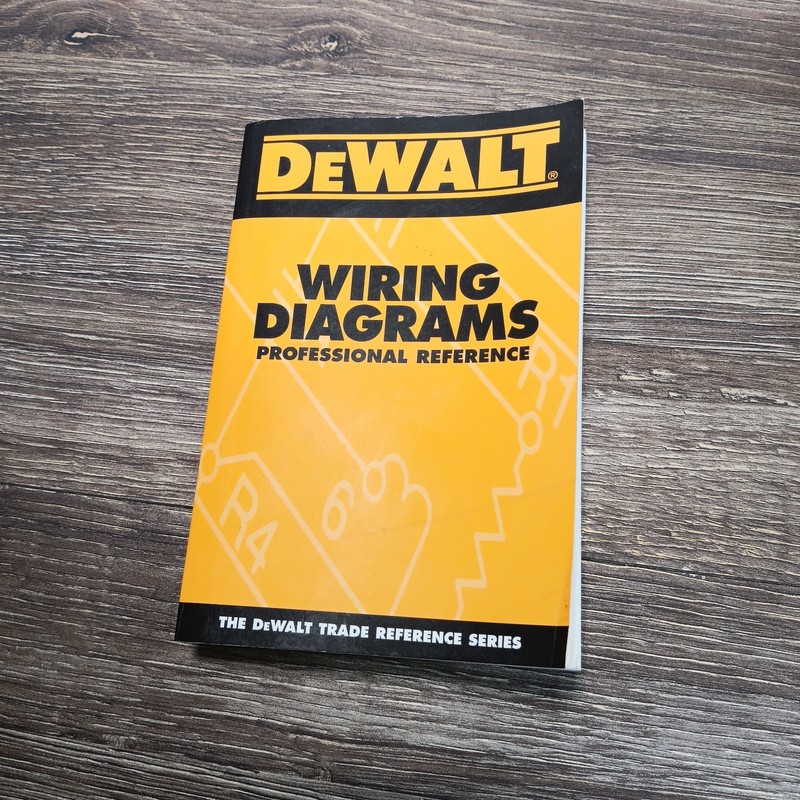 DEWALT: Wiring Diagrams Professional Trade Reference Series Guide Fast Shipping!