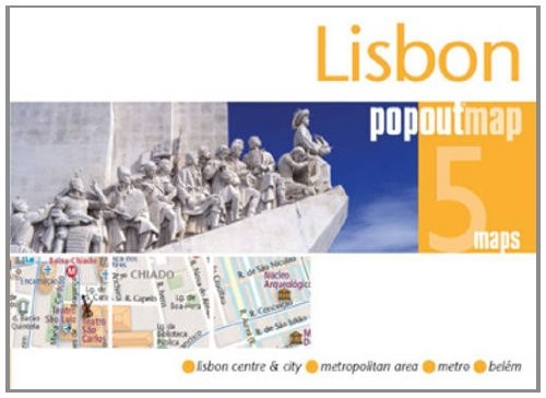 Lisbon PopOut Map (PopOut Maps) by Popout Maps Sheet map, folded Book The Fast