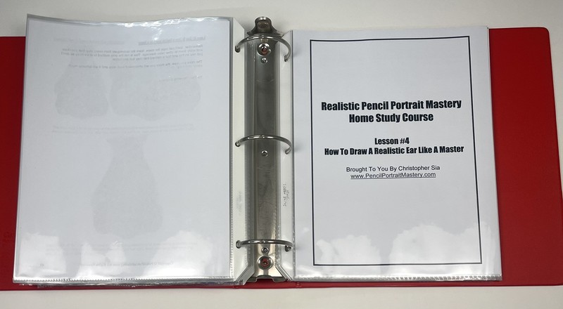 Pencil Portrait Mastery 12-Week Course Binder How-To Draw Guide Realism Drawing gallery