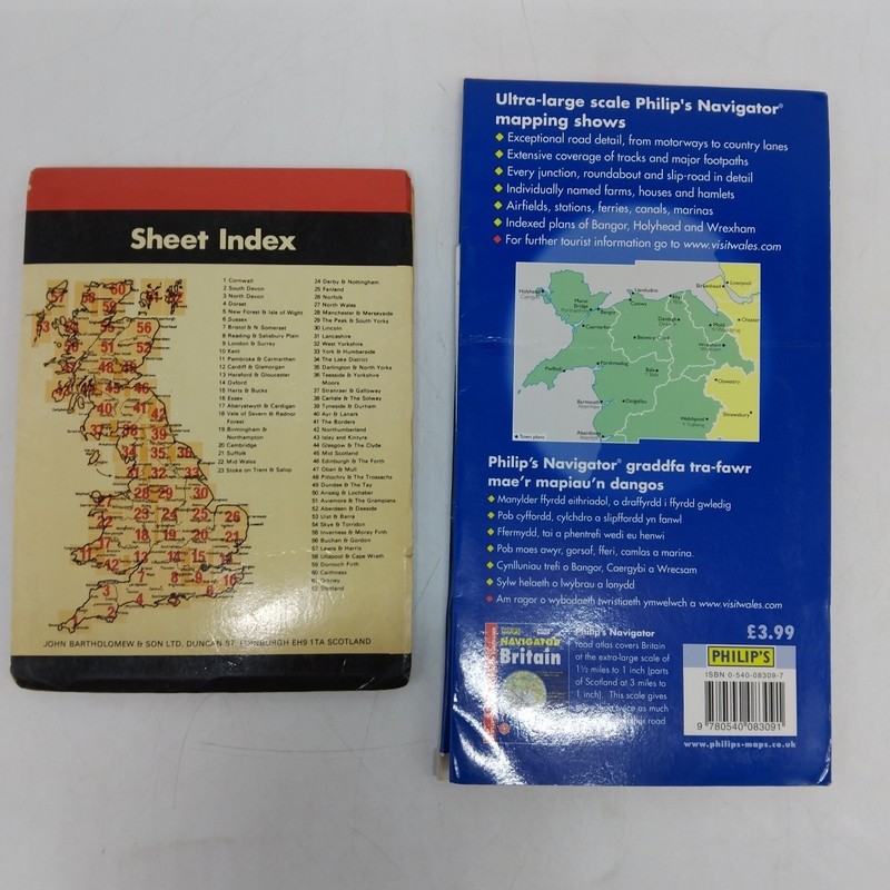 Bundle X19 Road/Leisure/Walking Maps & Guides to WALES, Ordnance Survey, Philips gallery