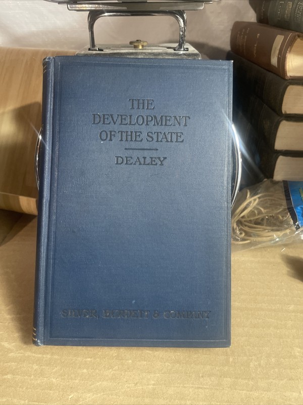 The Development Of The State By James Quayle Dealey 1909 First Edition