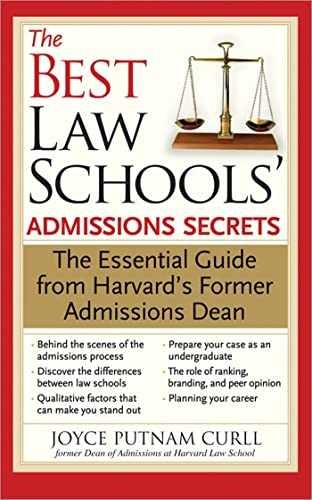 The Best Law Schools’ Admissions – Paperback, by Curll Joyce Putnam – Very Good