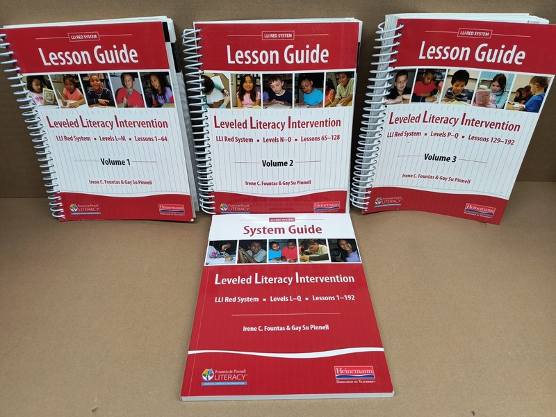 Fountas & Pinnell LLI Red Levels L-Q Grade 3 LLI Teacher Materials Lesson Guides