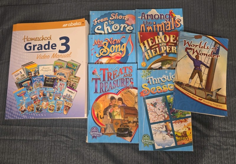 Abeka Homeschool Curriculum Video Manual Grade 3, 5th Edition With Readers